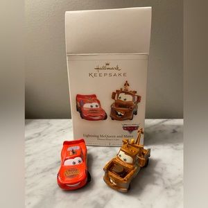 Hallmark Keepsake Lightning McQueen and Mater Cars ornament